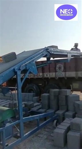 Truck Loading Conveyor for Bricks & Blocks | Neo Conveyors
