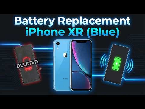 iPhone XR (Blue) Battery Replacement | Easy Step-by-Step DIY Guide #iphone