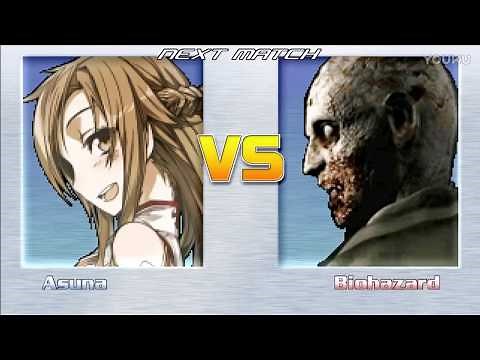 【リョナ】MUGEN アスナ vs ゾンビ【ryona】