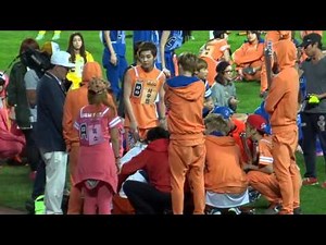 【FANCAM】130903 MBC偶像運動會錄制 EXO TAO 受傷