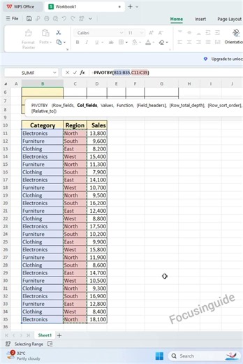 Summarize Excel Data With Just ONE Function‼️ Magic Hack ⚡️✅​#excel #exceltips