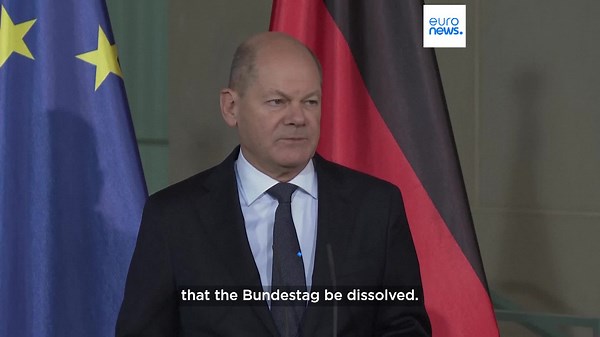 German chancellor Olaf Scholz requests confidence vote for next week