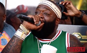 Rick Ross Performs "No Games" At MMG Pool Party!