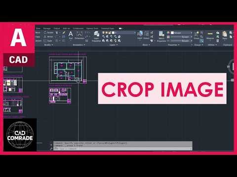 Easiest way to crop an image in Autocad !!