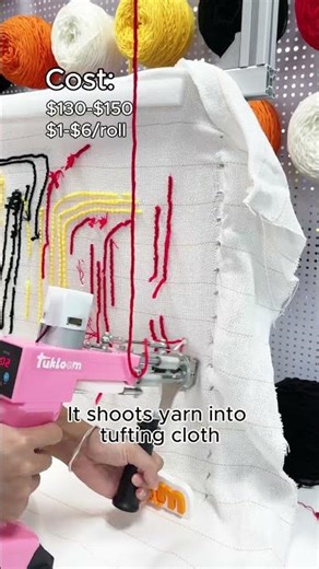 Find the best tufting gun for sale 🔥\rSteady flow, clean rugs! #tuftinggunforsale