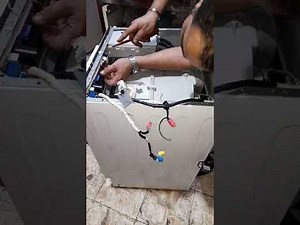 اسهل طريقه لتصليح الغساله ال جي دفع مباشر وتغيير الرومان بلي وطريقه تست مول والسوفت وير