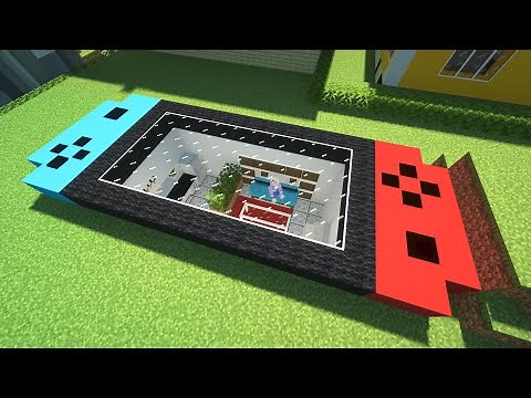 【カッコイイ秘密基地！？🎮】ゲーム型の秘密基地を作るマインクラフト！【 マイクラ / まいくら / Minecraft 】