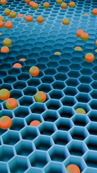 The3dartshow on Instagram: "Gradient Ball Drop Animation #3d #animation #3danimation #simulation #3dmodeling #rigidbody #physics #cycles #cooleffects #looping #sfx #asmr #vfx #render #eevee #satisfying #oddlysatisfying #art #artist #ball #balldrop"