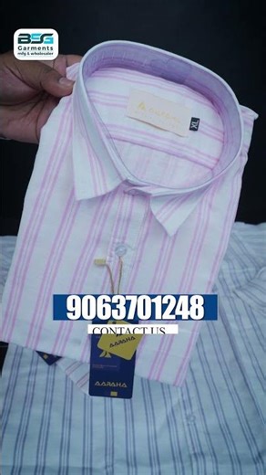 Latest Striped Cotton Linen Shirts Collection For Men | 1 Piece Courier | BSG Garments Hyderabad