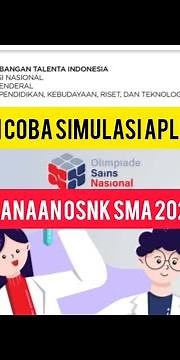 Ini Jadwal Uji Coba Simulasi Aplikasi dan Pelaksanaan OSN-K SMA 2023 Puspresnas