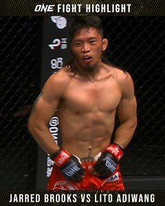 16M views · 72K reactions | When Jarred Brooks shut down Team Lakay star Lito Adiwang! "The Monkey God" fights Bokang Masunyane on Friday in a ONE Strawweight World Title eliminator! | ONE Championship | Facebook