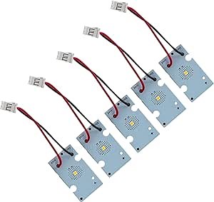 5PCS W10695459 LED Refrigerator Light Board Replacement W10660728 W11126053 Compatible With Whirlpool W10843353 W11205083 W10412708 W10279030