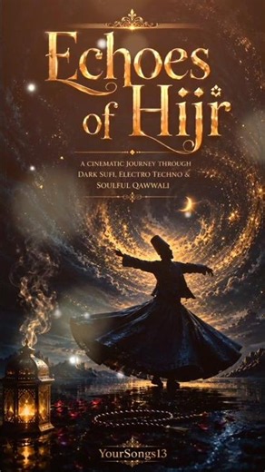 Echoes of Hijr 🌙 | Dark Sufi Fusion • Electro Techno • Soulful Qawwali #sufimusic