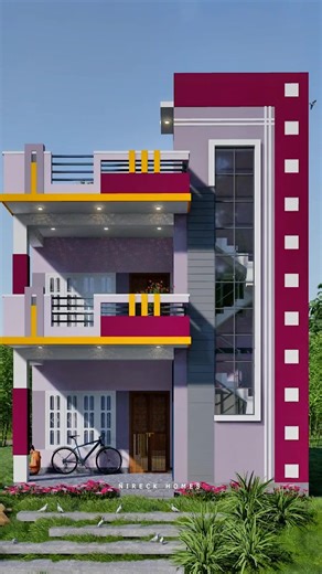 Beautiful 2-Storey House Design in Nepal | Interior and Exterior Details
