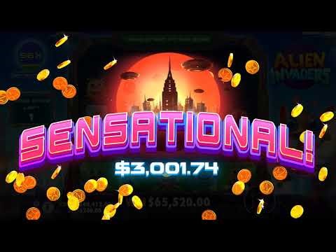 MAX BET $240 🔥 ALIEN INVADERS & BONUS EXTRA SPINS 💲 BONUS IN COMMENT 👉