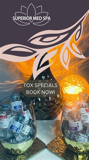 ✨ Winter Renewal Tox Specials ✨ Smooth, refreshed, and glowing — for less. 💉 Daxxify & Dysport — $5/unit 💉 Jeuveau & Xeomin — $8/unit 💉 Botox — $11/unit Winter is the perfect time to refresh your look and invest in confidence. ❄️💛 Appointments are limited — book now! 📍 Superior Med Spa | Superior, WI 📞 715-718-0655 💻 superiormedspallc.com #SuperiorMedSpa #WinterRenewal #ToxSpecials #Injectables #Botox