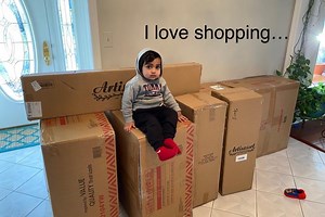 Toddler accidentally spends almost $2,000 on furniture at Walmart