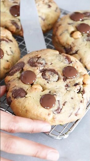 Galletas con chispas de chocolate 🍪 Te dejé en el primer comentario la receta completa #receta