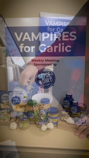 Want to win over your neighbors? Just have them for dinner! Or rather, “over” for dinner... 🍽️🧛‍♀️ Vampire Valerie learns that the hard way at this week’s Vampires for Garlic HOA Assembly. 🏠🦇 Lesson learned: Spice World Garlic brings everyone together—one BITE at a time. Happy Halloween from all of us at Spice World! https://bit.ly/3EPdXZf | Spice World