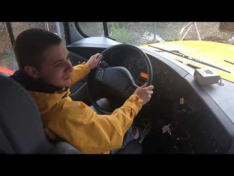 School bus parking brake