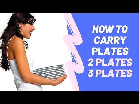 How to carry plates. How to serve plates. How to clear plates! F&B training