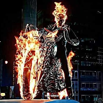 The police cannot arrest the Ghost Rider. 💀🔥🏍️ | Ghost Rider (2007)#shorts #shortvideo