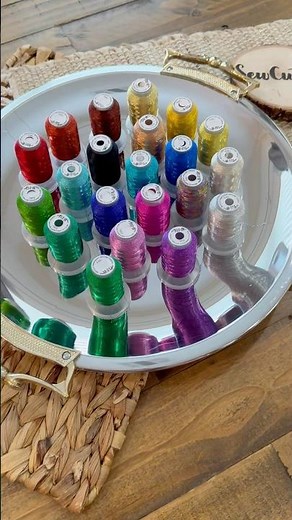 How to use Metallic thread in your Embroidery Machine! ✨