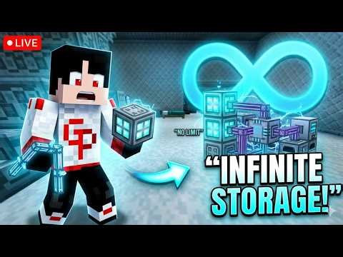 🔴 Minecraft Project Infinity 0.1 | Infinite Storage with AE2 ⚙️ | Guruji Plays