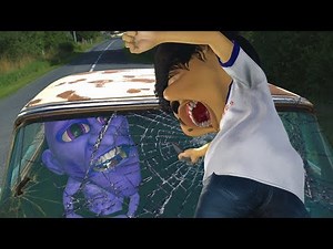 Ao Oni vs Windshield Smasher Man [Animation]