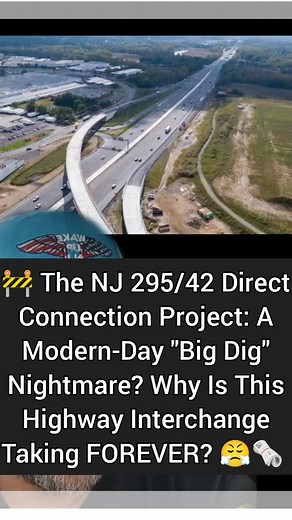 Wake Up NJ ☕ on Instagram: "🚧 The NJ 295/42 Direct Connection Project: A Modern-Day "Big Dig" Nightmare? Why Is This Highway Interchange Taking FOREVER? 😤🗞️ If you're a South Jersey commuter stuck in the eternal traffic jam at the I-295/I-76/Route 42 interchange in Bellmawr, you know the pain. This "Direct Connection" project meant to fix one of NJ's most congested and crash-prone spots by building elevated bridges and direct ramps started construction in March 2013 That's 12+ years in (as of
