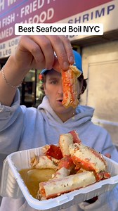 285K views · 7.2K reactions | Trying the best seafood boil in NYC!! Sea & Sea, Harlem #nycfood #seafoodboil #harlem #lobster #kingcrab #seafood #redsnapper #shrimp #crab #stonecrab #cajun | Jacks Dining Room | Facebook