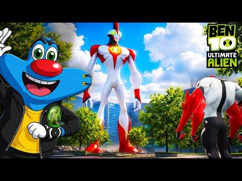 We Found All ALIEN In Ben 10 Fan made Open World Game 🤣ft.Oggy