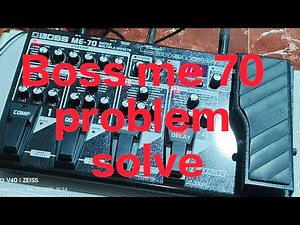 How to repair boss me 70 flickering problem
