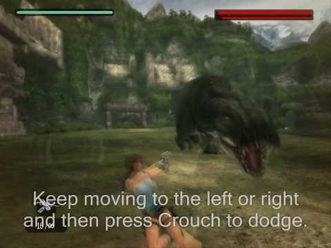 Tomb Raider: Anniversary T. rex Boss