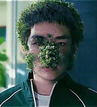 Grass actually grew on the boy's head💥💥💥#fyp#edit#film#foryou