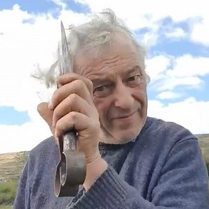 This Irish farmer decided to cut his hair with a pair of sheep shears and the result isn't as bad as you might think 😳😂 | LADbible