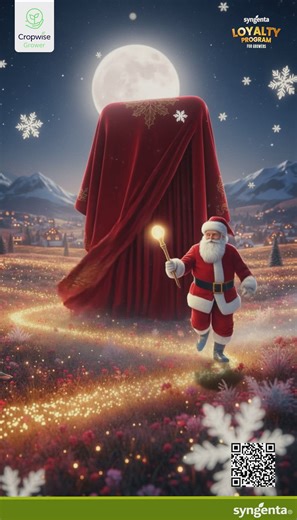 🎄🎅 May the Magic of Christmas Shine Bright 🎅🎄 ✨ As the season of Christmas fills hearts with joy and togetherness, we thank you for being an important part of the Syngenta family. 🌟 May this festive time bring prosperity to your fields, success to your efforts, and happiness to your home. 🎁 Celebrate more with instant rewards on your agri purchases — simply scan the QR code on the pack using the Cropwise Grower App and enjoy the benefits instantly. 🎅 Wishing you peace, growth, and a Joyfu