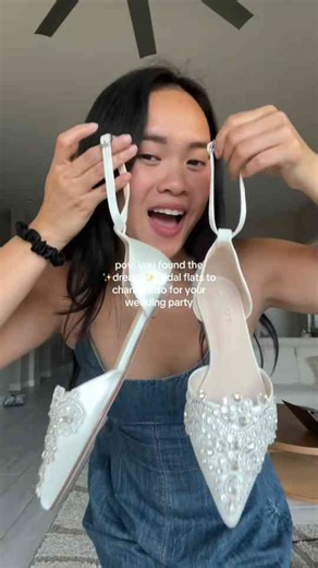 These Satin Pointy Toe Flats with Rhinestone Appliqué Are Absolutely Gorgeous — Here’s Why I’m Obsessed