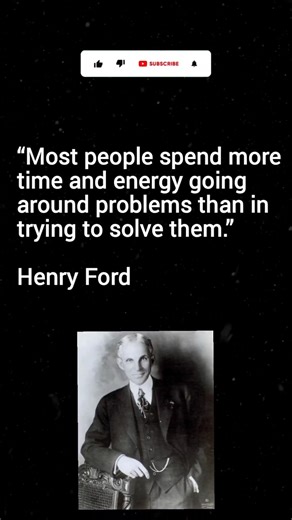 Stop Avoiding Problems | Henry Ford Advice #HenryFord #Growth #Mindset