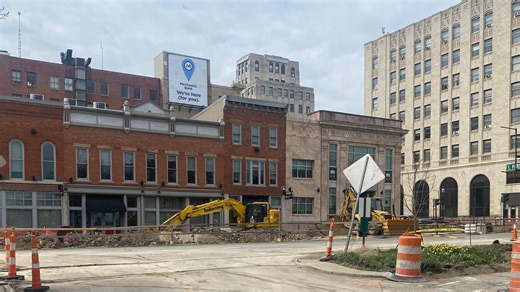 Pay attention to traffic in downtown Mansfield during construction