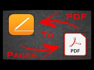 Convert Pages files to PDF for FREE on Mac (Pages to PDF)