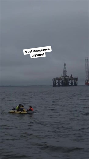 Exploring an Abandoned Oil Rig Adventure