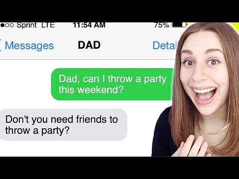 FUNNIEST Texts From Dads That Made Me LAUGH - REACTION