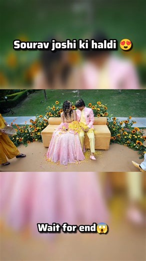 sourav joshi ki haldi 😍 #shorts #souravjoshivlogs #souravjoshi #joshifamily #vlogs