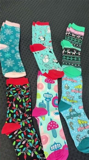 Fun Christmas Crew Socks perfect for gift