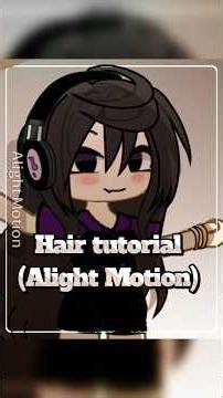 Hair tutorial❤️‍🔥✨💇🏻‍♀️#foryou #gacha #gachalife #gachaclub #animation #art #shorts