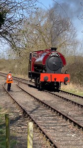 32K views · 889 reactions | Austerity saddle tank engine ‘Fred’ at The Battlefield Line, coupling up to a train at Shenton station. Fred was built in 1945 and spent most of its working life at various collieries. It now has an easier retirement. | Adrian Watson | Facebook