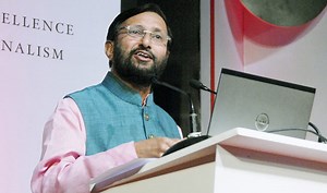 Never thought of car as a cleaning machine:Prakash Javadekar on Jaguar