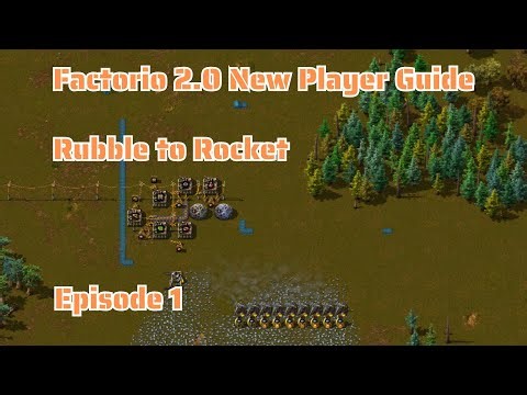 #1 Rubble to Rocket | Factorio 2.0 | New Player Guide | No DLC