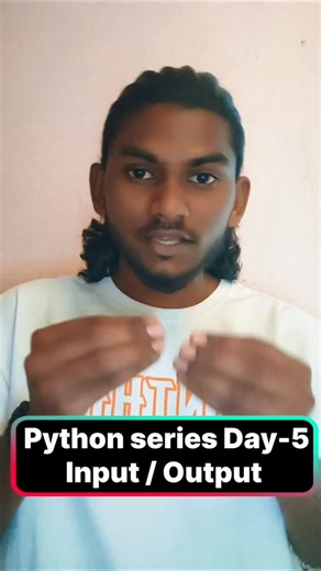 ANIL KUMAR on Instagram: "Computer tho matladadam start chesava? ⌨️ Python Input & Output clear chesko 🔥 python input output, python basics for beginners, user input python, Python programming, programming language, software engineer #PythonDay5 #PythonBasics #LearnPython #CodingForBeginners #InputOutput"